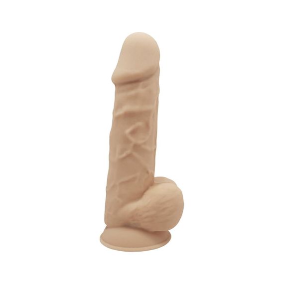 Фаллоимитатор с вибрацией SilexD Norman Vibro Flesh (Model 1 size 8,5") + LRS | Зображення 1