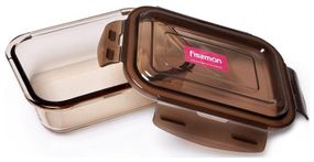 Контейнер для продуктів Fisman Luxor 1040мл скляний, 19х14х6см