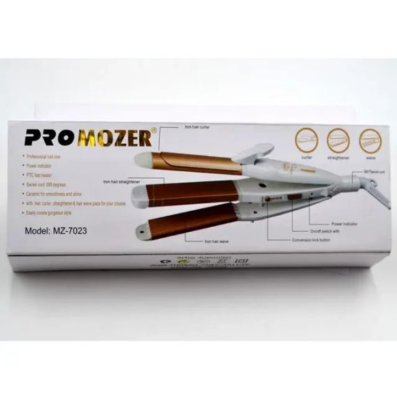 Випрямляч PROMOZER MZ-7023 багатонасадковий | Зображення 3