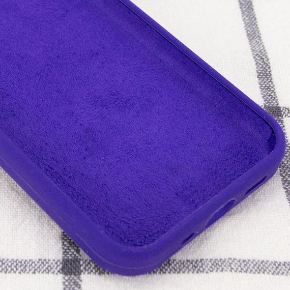 Чехол Silicone Case Full Protective (AA) NO LOGO для Apple iPhone 12 Pro / 12 (6.1") Фиолетовый / Ultra Violet | Зображення 2