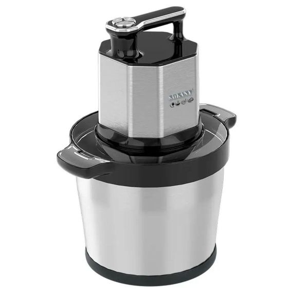 Чопер подрібнювач 800 Вт з чашею на 4,5 літрів 6 лез м'ясорубка Sokany SK-06033