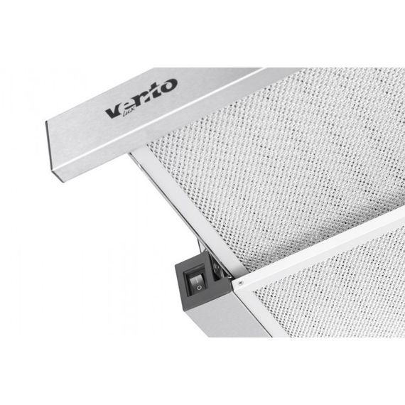 Вытяжка выдвижная кухонная нержавейка VENTOLUX GARDA 60 INOX (1100) LED | Зображення 2