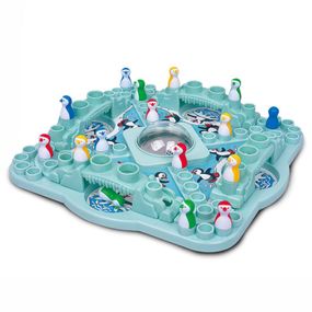 Настільна інтерактивна гра Ummi 707-36 Pop N Drop Penguins Game Blue