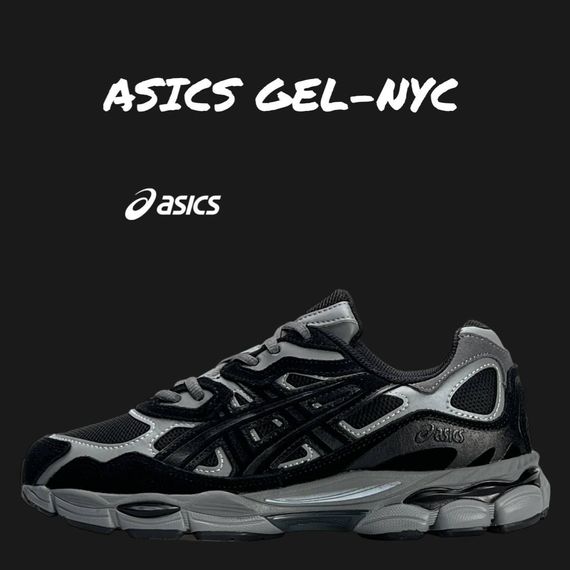 Чоловічі кросівки ASICS Gel-NYC Black Grey весна / осінь A3486 45 28.5 | Зображення 2