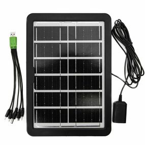 Портативна сонячна панель для зарядки гаджетів (6В, 8Вт), CL-680 / Сонячний зарядний пристрій для мобільного телефону