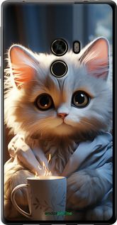 Чохол на Xiaomi Mi MiX Білий кіт "5646u-426-2448"