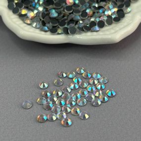 10г- Термоклейові стрази (dmc Китай) SS16 (4мм) - Crystal блакитний AB