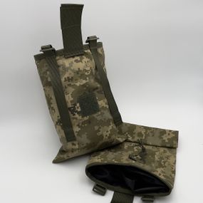 Подсумок для сброса магазинов IRR Cordura 500 D Пиксель ММ-14 (olive) Molle