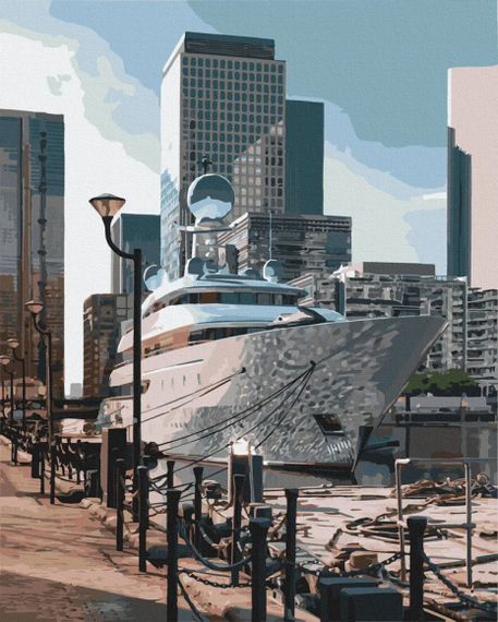 Картина за номерами "Канері-Уорф. Лондон" 40х50 см 11220-AC