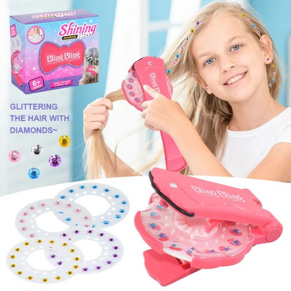 Стайлер для прикрашання стразами Набір юного стиліста Shinning Diamond Bling Bling
