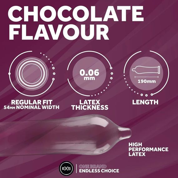 Презерватив - EXS Chocolate Flavour Condom, 1 шт. | Зображення 4