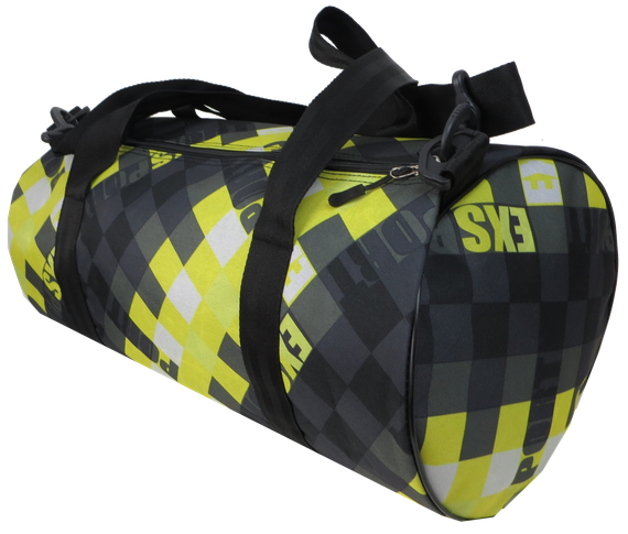 Сумка спортивная для тренировок 28L Wallaby, Украина салатовая с черным | Зображення 5