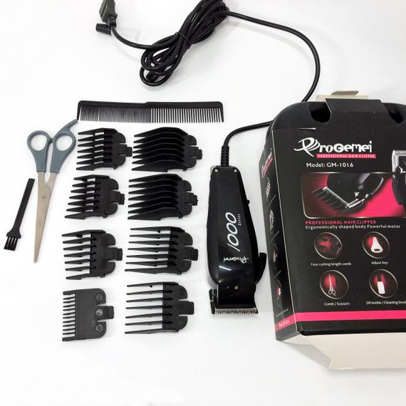 Машинка для стрижки волосся з регульованою довжиною Gemei, Портативна ручна машинка для стрижки волосся SF-30 | Зображення 1