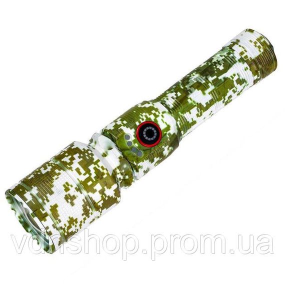 Фонарь ручной с функцией зарядки, Карманный мини фонарь, Очень яркий фонарь с регулировкой луча KR-11 | Зображення 3