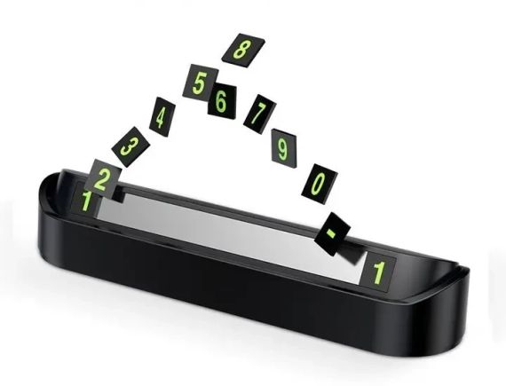 Автовизитка с телефоном (Паркововочная карта) Temporary Parking Card | Зображення 4