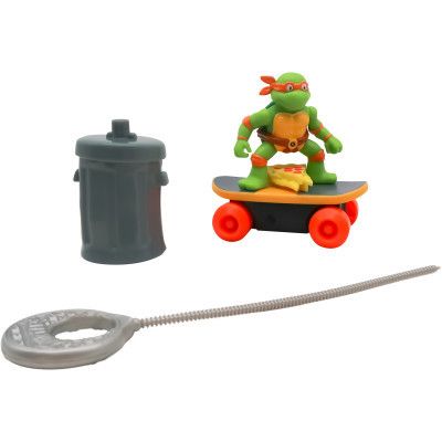 Игровой набор Funrise TMNT Черепашки-ниндзя классические Скейтбордист с лаунчером Микеланджело (71041) | Зображення 5