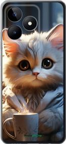 Чохол на Realme Note 50 Білий кіт "5646u-3752-2448"
