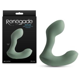 Массажер простаты NS Novelties Renegade Outlaw зеленый, 12 см sexstyle