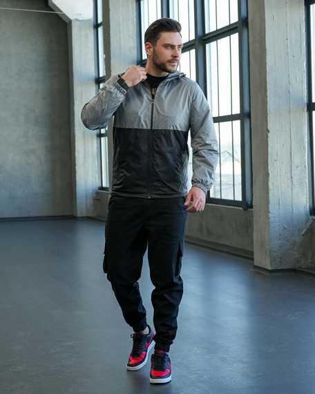 Ветровка Фэнтези серо-черный S M | Зображення 2