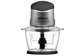 Измельчитель Ardesto CHK-4001BR - 400Вт/1л/стеклянная чаша/покрытие soft touch/ серебр.-черный (CHK-4001BR)