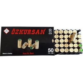 Холостые патроны Ozkursan 9 mm (пистолетные) 50 шт