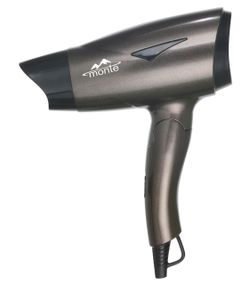 Фен для волосся Monte MT-5217 Chocolate, 1600 Вт, складана ручка, 2 режими нагріву