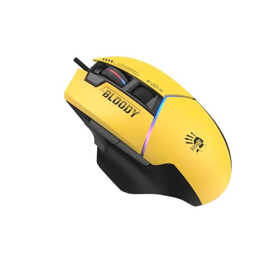 Миша ігрова Bloody W95 Ultra, колір жовто-чорний | Зображення 1