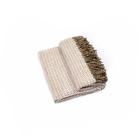 Плед Home Line 66182 Україна 140x200  Вовна Жовтий, Бежевий, Білий