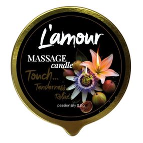 Массажная свеча L'amour Passion Lily & Fig, золотая, 70 мл Sex Aura