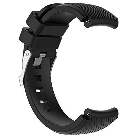 Силіконовий ремінець Primo для годинника Xiaomi Huami Amazfit SportWatch 2 / Amazfit Stratos - Black | Зображення 2
