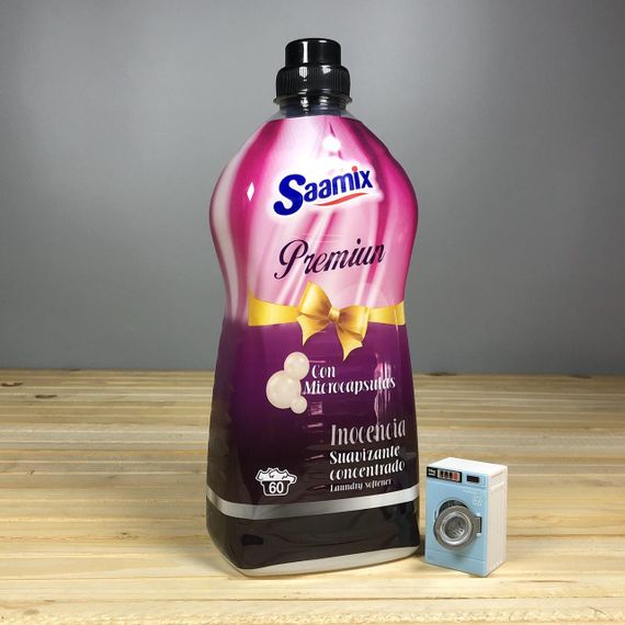 Saamix Premium 60 прань 💗 Концентрований ополіскувач з мікрокапсулами 🌼1.5л