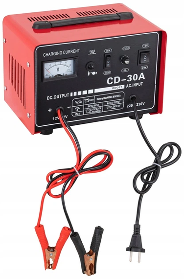 Зарядное устройство для Heckermann CD-30A 12В/24В / Зарядка для АКБ / Мощное зарядное устройство | Зображення 2