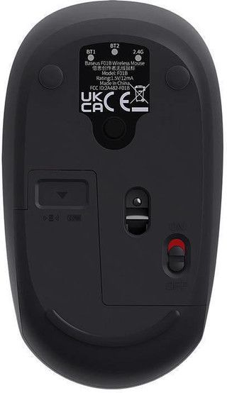 Миша Baseus Wireless Mouse F01B Grey Tri-Mode (B01055503833-00)