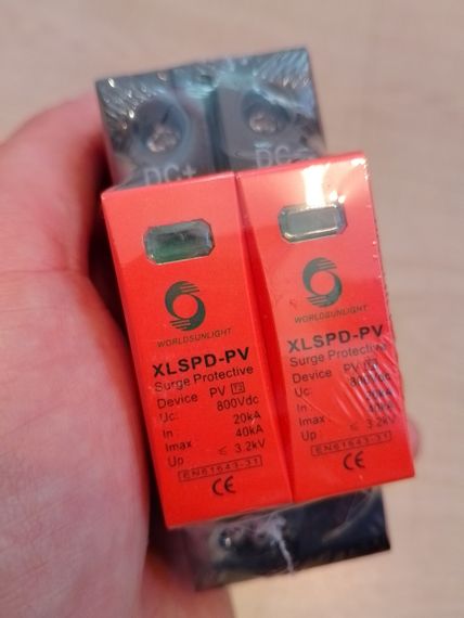 Пристрій захисту від імпульсних перенапруг УЗІП DC до 40ka 800V | Зображення 1