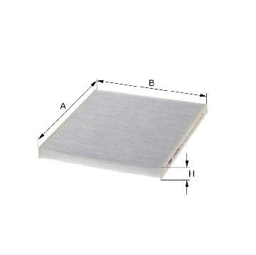 Фильтр салона Fiat 500/Panda 03-, Hengst, E1929LI,