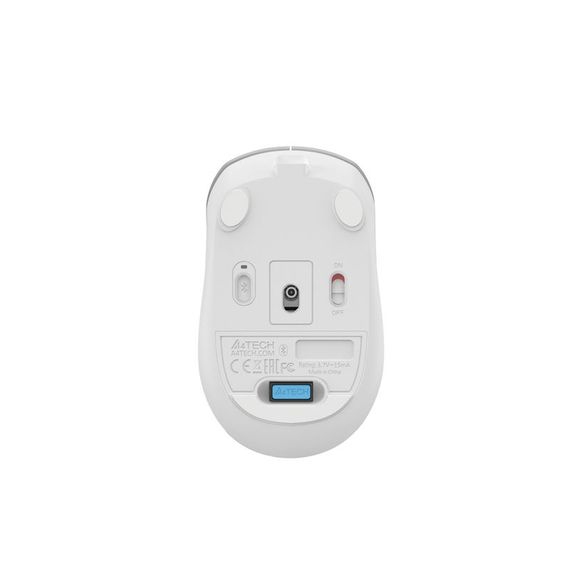 Миша бездротова A4Tech Fstyler FB26CS Air2 (Icy White), колір сірий+білий | Зображення 9
