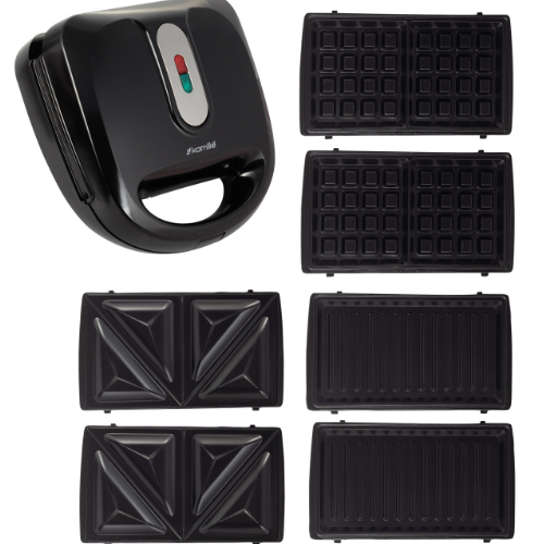 Електричний гриль 800W 5в1 зі знімними пластинами 6723 KAMILLE | Зображення 1