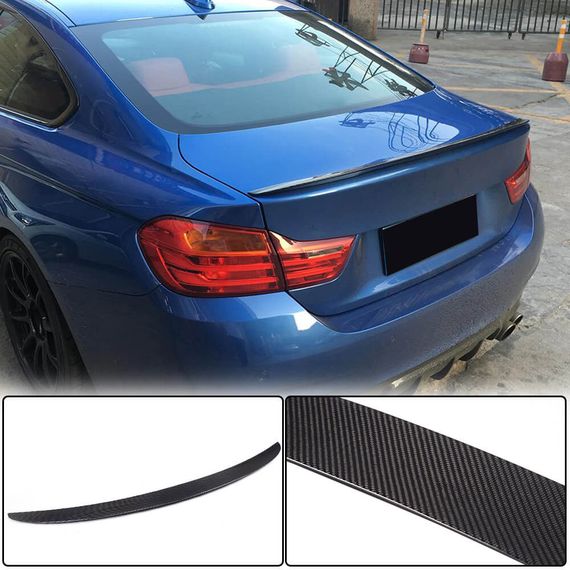 Спойлер V8 (для F32, Карбон) для BMW 4 серія F-32 2012-2020 рр | Зображення 1