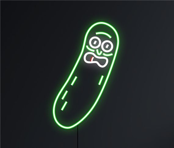 Неоновий світильник Огірок Рік 200х320 acr-n000054 | Зображення 3