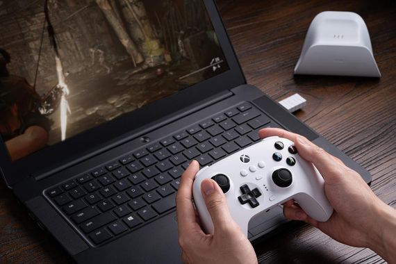 Геймпад 8BitDo Ultimate для Xbox Series X, Xbox One Windows and Android White | Зображення 6