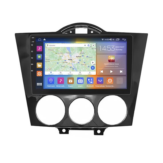 Штатная магнитола Lesko для Mazda RX-8 I 2003-2008 IPS 9" 4/64Gb CarPlay 4G Wi-Fi GPS Prime