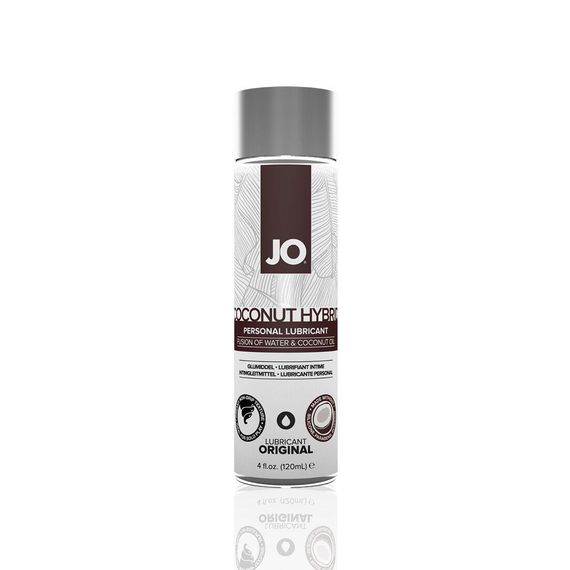 Крем-змазка з кокосовою олією System JO Silicone Free Hybrid ORIGINAL (120 мл) біла