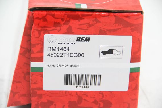 Колодки передні гальмівні Honda CR-V 07-(bosch), GOODREM (RM1484) | Зображення 2