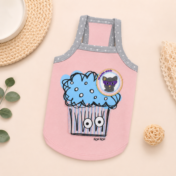Майка для собак Louisdog "Cupcakemon" розовый | Зображення 1