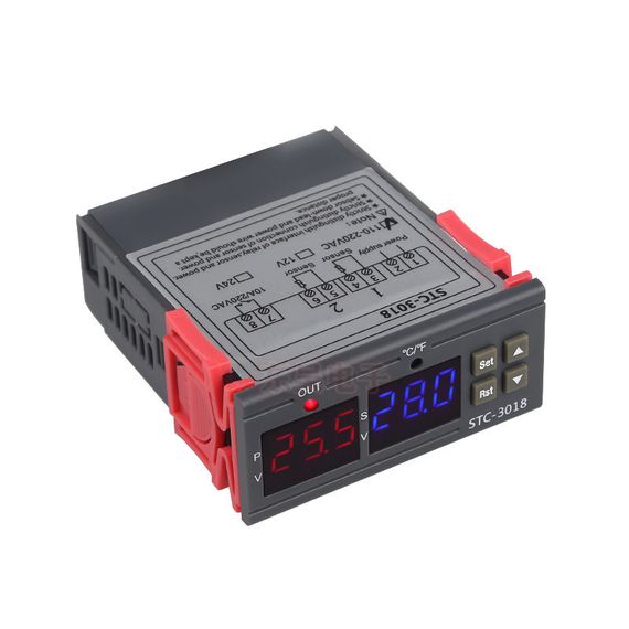 Терморегулятор - термостат, STC-3018, 220V | Зображення 1