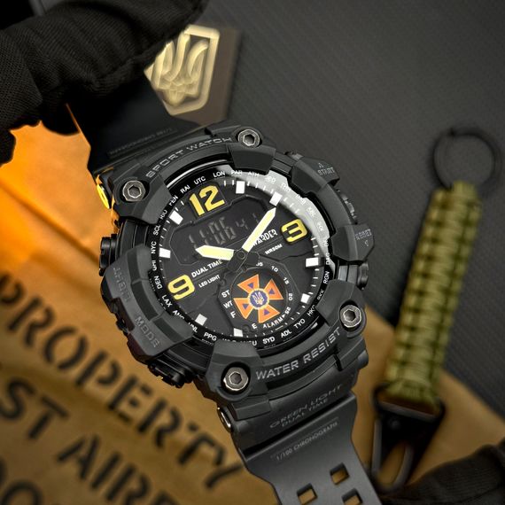 Чоловічий годинник Awarder 004 ДСНС All Black | Зображення 5