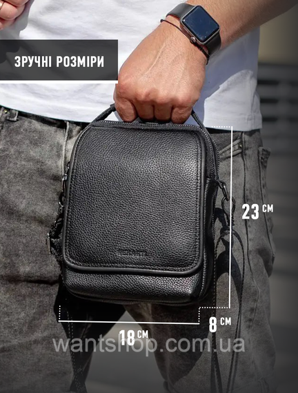 Мужская сумка-барсетка через плечо BEXHILL TD-83002 из натуральной кожи | Зображення 2