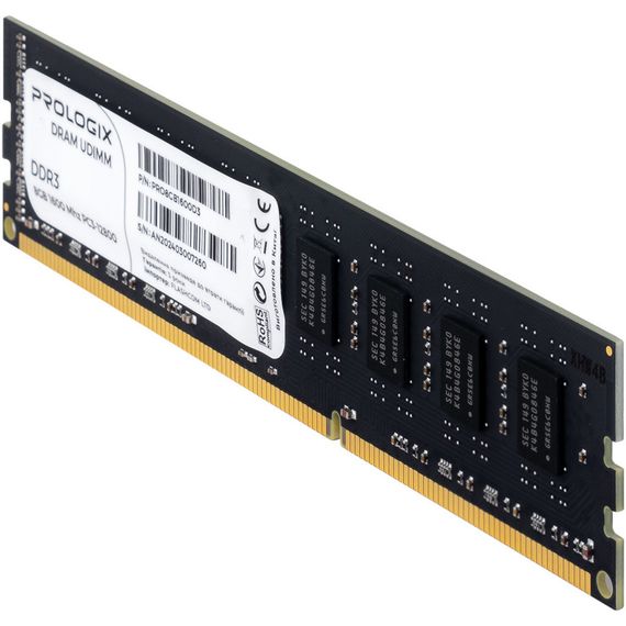 Модуль пам'яті для комп'ютера DDR3 8GB 1600 MHz Prologix (PRO8GB1600D3) | Зображення 2