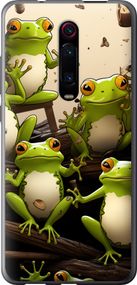 Чехол на Xiaomi Mi 9T Pro Жабки "5656u-1698-17620"
