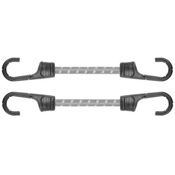 Шнур еластичний гумовий Bradas PVC BUNGEE CORD HOOK 40 см х 2 шт BCH2-08040GY-B